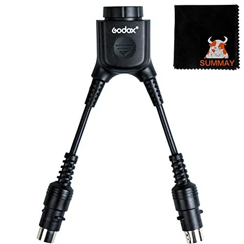 GODOX DB-02 Cavo adattatore a forma di Y 2 a 1 per PROPAC Power Pack PB960 Flash AD360 AD180 (DB-02 Y-type)