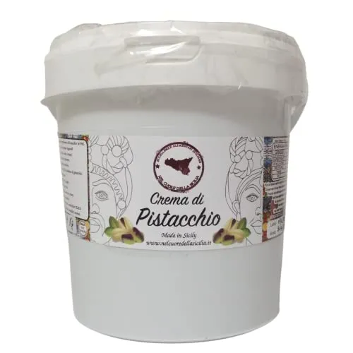 Crema di Pistacchio da 1 Kg con 45% di Pistacchio Siciliano - Nel Cuore della Sicilia