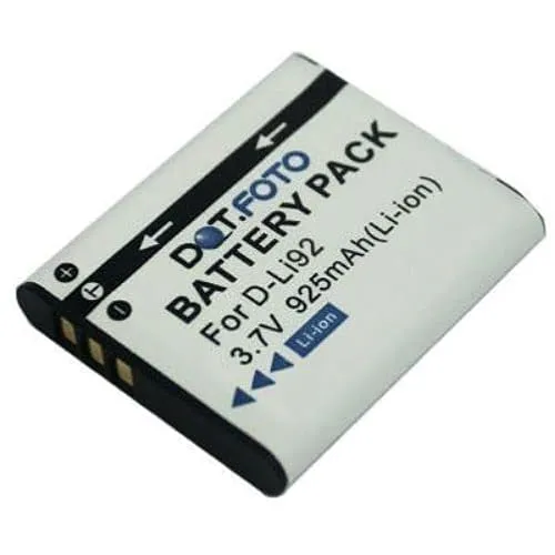 Dot.Foto D-LI92 Premium 3.7v / 925mAh Batteria Ricaricabile per Pentax