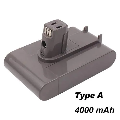 Van, Batteria di Ricambio Tipo A, 22,2 V, 4000 mAh, per aspirapolvere Dyson DC35, Batteria agli ioni di Litio DC31, DC34, DC44, 917083-01 (Non Adatta al Tipo B)