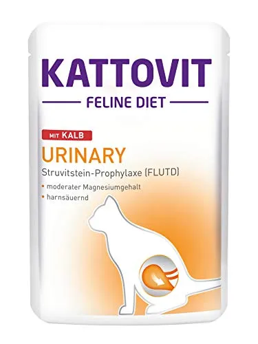 Kattovit Urinary - Vitello (dieta di struvitstein), confezione da 24 (24 x 85 g)