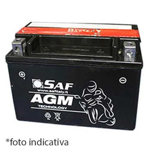 Generico RVS Batteria Moto e Scooter 12 Volt 12 Ah YT12A-BS per Suzuki SV X CC 650 99>02