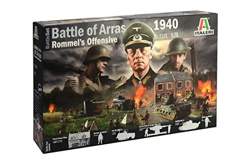 Italeri 6118 - WWII Battleset: 1940 Battle Of Arras " Rommel's Offensive" Model Kit Scala 1:72