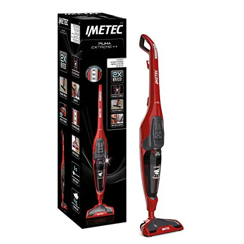 Imetec Piuma Extreme++ Sc3-600 Aspirapolvere con Tecnologia Ciclonica senza Sacco, Regolazione Elettronica della Potenza, Leggera 4 Kg, Spazzola Multisuperficie e Parquet, Multiaccessoriata