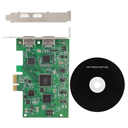 PCIe Scheda di acquisizione, 1080P 60fps HDMI Scheda di acquisizione Video, Dispositivo di Registrazione Acquisizione Ingresso HDMI 4K 30P, per WiiU per Xbox 360 per Xbox One per PS4