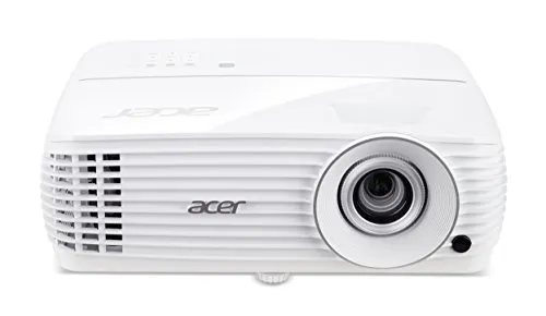 Acer V6810 Proiettore, Risoluzione 4K, Contrasto 10.000:1, Luminosità 2.200 ANSI, Connessione VGA/MHL/HDMI, Speaker, Bianco