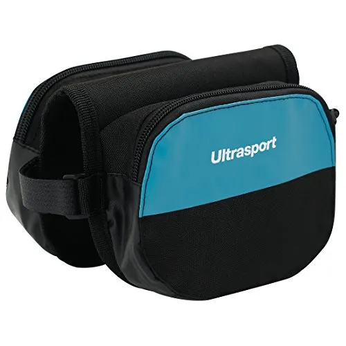 Ultrasport Borsa da Trasporto Doppia per Bicicletta, Borsa da Fissare al Tubo Orizzontale per Trasporto di Oggetti Personali, Adatta a Bici da Trekking, da Corsa e Mountain Bike, Blu