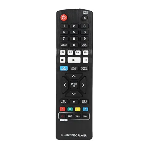 Telecomando universale Smart BluRay Disc Lettore DVD TV per LG AKB73735801 BP330 BP530 BP540 BPM53 (nero) ITjasnyfall
