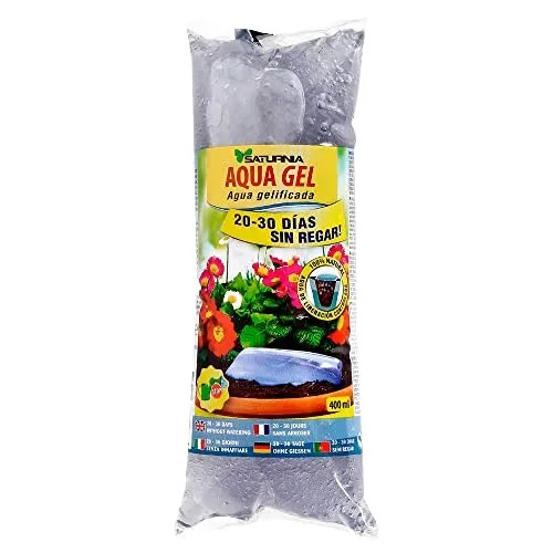 Agua Gelificada"Aqua Gel" Para Riego Plantas 20/30 Días. 400 Ml.