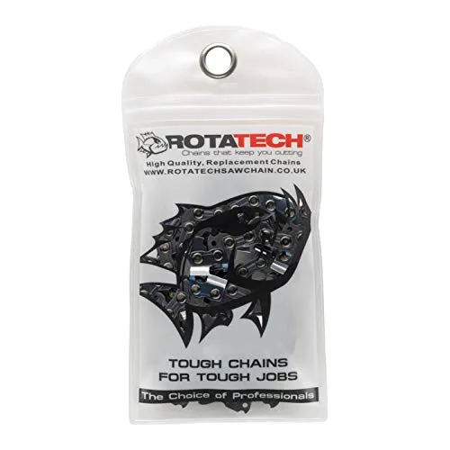 Rotatech catena per motosega, 72 maglie, 3/8 1.6 mm Pitch Dolmar Echo Husqvarna Stihl
