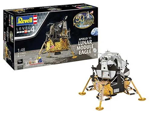 Revell- Apollo 11 Lunar Module Eagle Kit di Montaggio, Multicolore, 03701