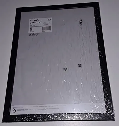 IKEA “FISKBO” - Cornice nera, 30 x 40 cm