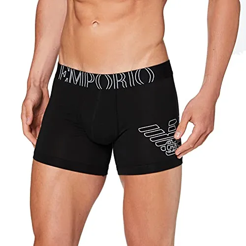 Emporio Armani Underwear 111998cc735 Boxer, Nero (Nero 00020), Medium Uomo