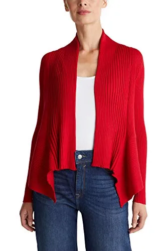 ESPRIT 998ee1i803 Cardigan, Rosso (Red 3 632), X-Large Donna