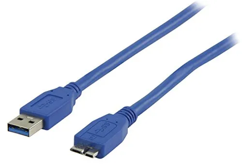 Valueline Cavo USB 3.0 da 5 m da USB Maschio A a Micro USB Maschio B, Blu