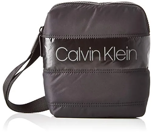 Calvin Klein Puffer Mini Reporter - Borse a spalla Uomo, Nero (Black), 1x1x1 cm (W x H L)
