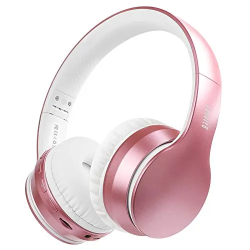 sunvito Cuffie Bluetooth Wireless Senza Fili - Cuffiette Over Ear con Microfono, FM Radio, 30 ore di Durata della Batteria, Cuffie con Soft Pavilion e Audio Hi-Fi per Corso Online, PC, TV