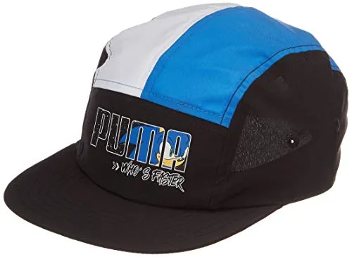 Puma X Sega 5-Panel, Cappello Bambino, Black/Palace Blue, Taglia Unica