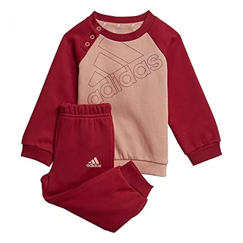 adidas I Bl FL Jog Set Sportivo, RUBAMB/ROVIEQ, 3 Años Unisex-Bimbi