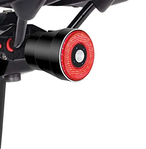 Intelligente bici Fanale posteriore,USB ricaricabile Impermeabile rosso bicicletta freno luce posteriore,luci a LED per bicicletta 3 modalità 400mAh batteria