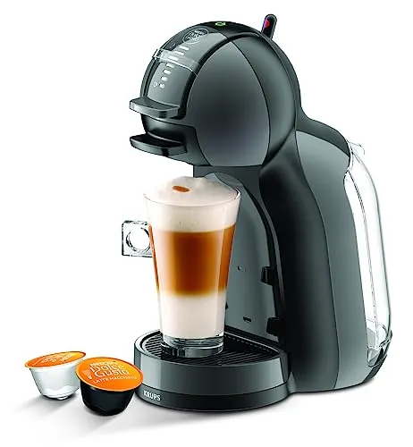 Krups Nescafé Dolce Gusto Mini Me, nero/grigio, automatico, qualità professionale, pressione 15 bar, ampia scelta di bevande calde e fredde YY1500FD