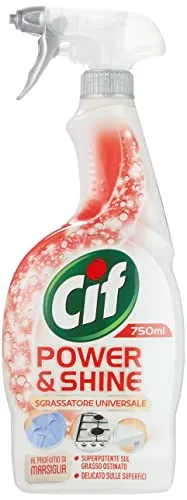 Cif Power & Shine Sgrassatore Universale al Profumo di Marsiglia, 750 ml