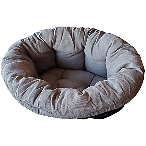 Ferplast Cuscino Imbottito per Cuccia Cani e Gatti SOFA' 2 CUSHION Materassino imbottito per letto Cane Interno, Tortora, (LxWxH) 52x39x21 cm