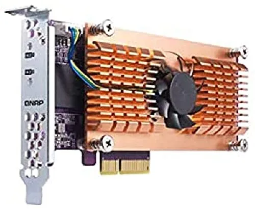 QNAP QM2-2P-384 - Dual M.2 PCIe SSD Expansion Card