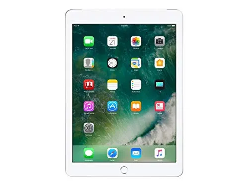 Apple iPad 9.7 (5th Gen) 128GB Wi-Fi + Cellular - Argento - Sbloccato (Ricondizionato)