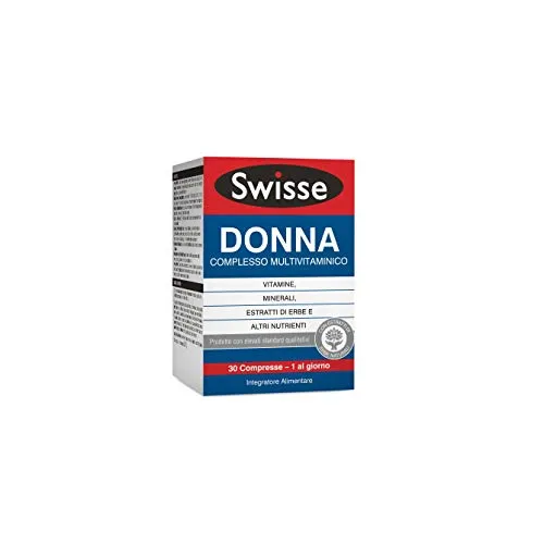 Swisse Donna Multivitaminico, Integratore Alimentare Multi-nutriente per Integrare la Nutrizione delle Donne, 30 Compresse