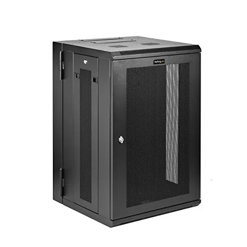 StarTech.com Armadio per Server Rack Montabile a Parete 18U - Armadio a Cerniera fino a 20" (50cm) di profondità