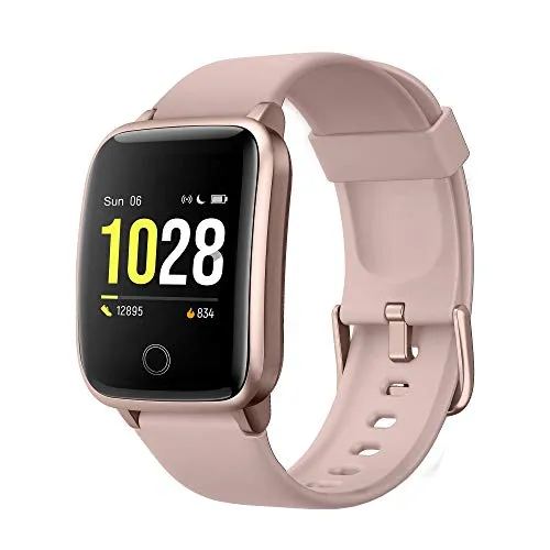 Smartwatch, Orologio Fitness Donna Fitness Tracker Schermo Colori Impermeabile IP68 Activity Tracker con Monitor del Sonno Cardiofrequenzimetro da Polso Contapassi Calorie Cronometro per Android iOS