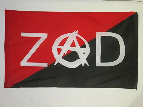 AZ FLAG Bandiera Anarchia ZAD 150x90cm - Bandiera ANARCHICA 90 x 150 cm Foro per Asta