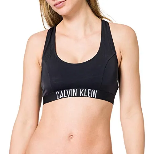 Calvin Klein Bralette-RP Parte Superiore del Bikini, Pvh Nero, XL Donna