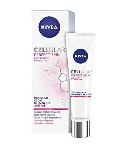 Nivea Cellular Perfect Skin Contorno Occhi Illuminante Anti-Age, 15 ml
