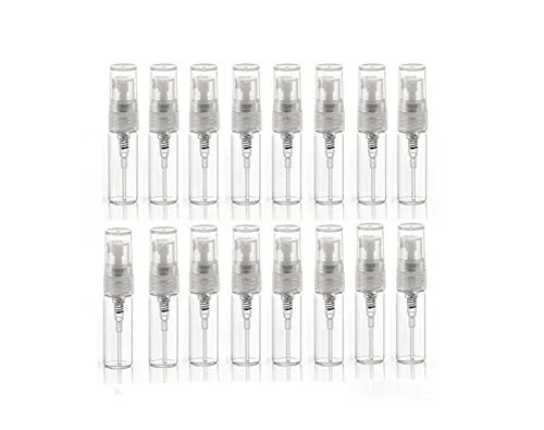 Bottigliette spray vuote da 5 ml con nebulizzatore, portatili, trasparenti, ricaricabili, utili per viaggi, profumi, make-up, 20 pezzi