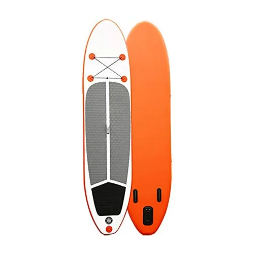 XuZeLii SUP Paddle Board Adulto Unisex Up Paddle Consiglio SUP 10,6 Ft Tre Colori Facoltativi Adatto per Il Surf in Mare (Color : Orange, Size : 320x76x15cm)
