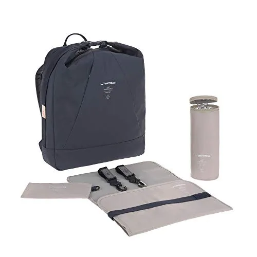 Lässig Borsa Fasciatoio Zaino Fasciatoio con Accessori Fasciatoio Prodotti in Modo Sostenibile Ocean Backpack Blu - 760 g