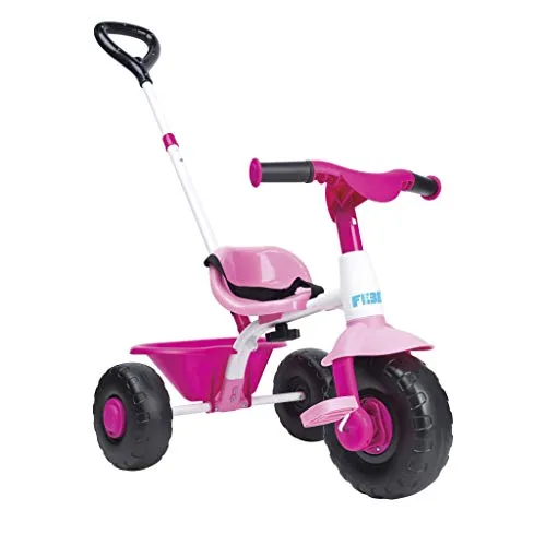 Feber 800012811 Baby Trike Pink - Triciclo per Ragazzi e Ragazze da 1 a 3 Anni, Rosa