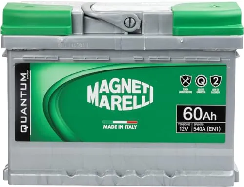 Magneti Marelli Batteria per auto 60AH 12V 540A EN1 per cassetta L2B