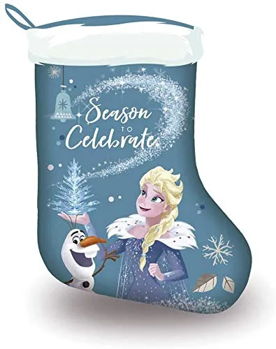 ARDITEX Disney Frozen 2 Calze di Natale, Calza di Pelliccia Sintetica, Borsa Regalo e Caramelle, Decorazioni Natalizie per Bambini, Design Classico Appeso al Camino, Regalo per Bambina!