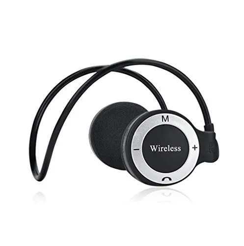 DIGITALKEY Cuffie Bluetooth 4.2 Surround e Noise Reduction - Slot MicroSD per MP3 - Headset Stereo con Microfono e AptX - Multipoint