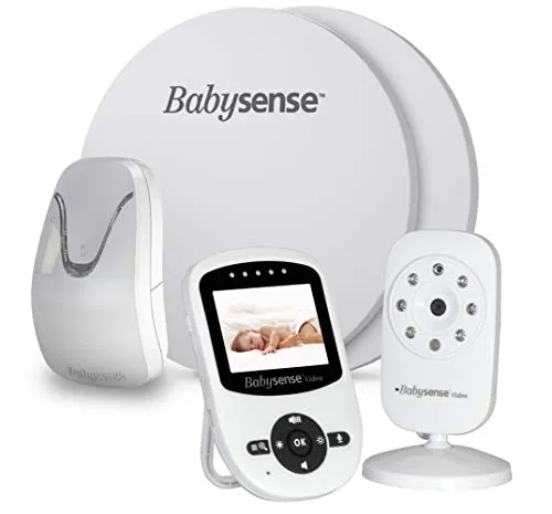 BabySense Movimento respiratorio e monitor video per bambini - Modelli: 7 + V24UK - Pacchetto bundle - 2 in 1