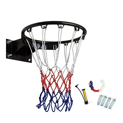 MENG Canestro per Reti da Basket con Canestro da Appendere Portatile per Rete E Accessori Adatto per Canestro da Basket Professionale per Adulti E Bambini,A13