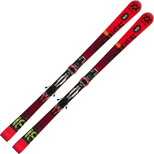 Volkl Sci Racetiger GS + RMotion12 Rosso 175