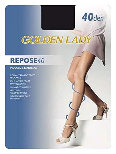 GOLDEN LADY Repose Set 10 GOLDEN LADY Repose Collant 40 den nero taglia XL 36g