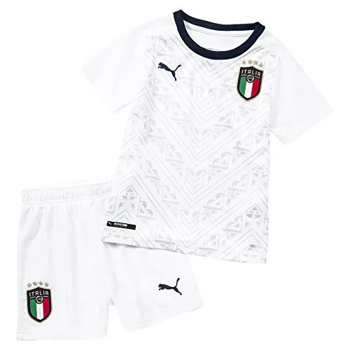 PUMA Completino Bambino FIGC Away Bianco 20/22 Italia 4 y Bianco