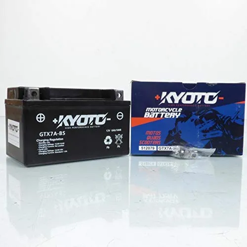 Kyoto - Batteria per scooter Kymco 125 People S 2005-2016 YTX7A-BS SLA / 12V 6Ah