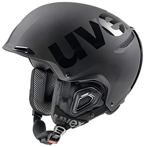 Uvex, Casco da Sci per Adulti, “Jakk+ octo+”, Unisex, S5661822207, Black Mat-Shiny, 59-62 cm