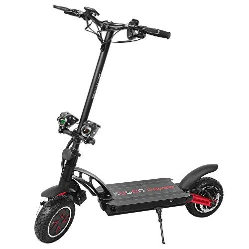 Monopattino Elettrico Adulti KUGOO G-Booster Pieghevole , 2-motore 800W E-Scooter Elettrico,10 Pollici Pneumatici , Velocità Massima 55 km/h,Freno doppio